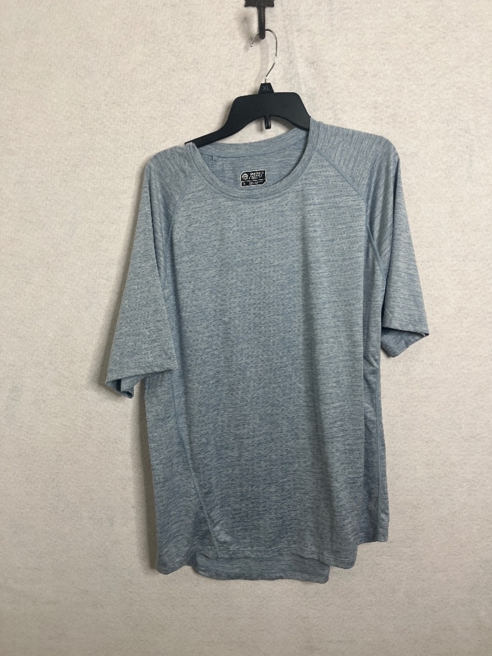 Mondetta Outdoor Project Athletic Performance Tee Blue Gray Size XL